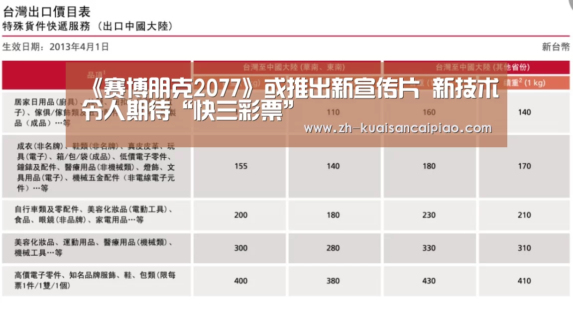 《赛博朋克2077》或推出新宣传片 新技术令人期待“快三彩票”(图2) 快三彩票